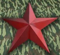 Красная звезда нержавеющая сталь эмаль в Исилькуле (518419)