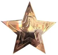 Звезда на памятник ø 150 (518234) монтаж обелиск - стела мм. пустотелая  в Исилькуле