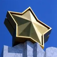 Звезда стела монумент сталь нитрид титана в Исилькуле (518464)