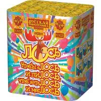 Батарея салютов Лось РС8225 в Исилькуле доставка Русская Пиротехника