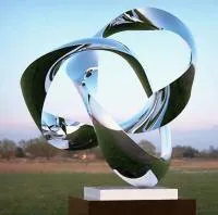 Кольца из нержавеющей стали скульптура (518288) производство арт-объект  в Исилькуле