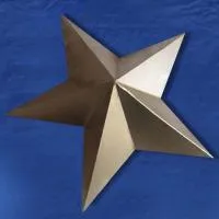 Звезда на обелиск латунь (197203) поставка - стела памятник ø 600 мм. пустотелая  в Исилькуле