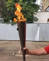 Газовый факел газпром (513908) сертификат факелы ø 135 мм. ветроустойчивая  в Исилькуле